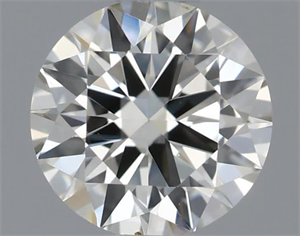 Picture of Natural Diamond 0.50 Carats, Round with Very Good Cut, J Color, VS2 Clarity and Certified by IGI