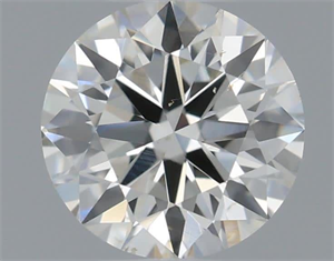 Picture of Natural Diamond 0.50 Carats, Round with Very Good Cut, H Color, VS2 Clarity and Certified by IGI