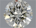 Natural Diamond 0.50 Carats, Round with Excellent Cut, J Color, SI2 Clarity and Certified by IGI