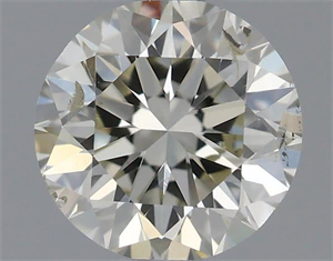 Picture of Natural Diamond 0.50 Carats, Round with Excellent Cut, J Color, SI2 Clarity and Certified by IGI