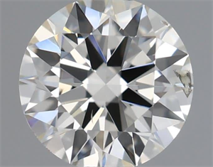 Picture of Natural Diamond 0.50 Carats, Round with Excellent Cut, J Color, SI1 Clarity and Certified by IGI