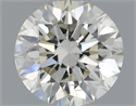 Natural Diamond 0.50 Carats, Round with Excellent Cut, J Color, SI1 Clarity and Certified by IGI