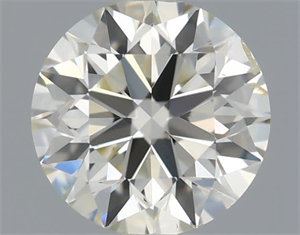 Picture of Natural Diamond 0.50 Carats, Round with Excellent Cut, J Color, SI1 Clarity and Certified by IGI