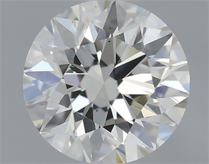 Picture of Natural Diamond 0.50 Carats, Round with Very Good Cut, H Color, VS2 Clarity and Certified by IGI