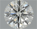 Natural Diamond 0.50 Carats, Round with Very Good Cut, H Color, VS2 Clarity and Certified by IGI