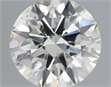 Natural Diamond 0.55 Carats, Round with Excellent Cut, J Color, SI2 Clarity and Certified by IGI