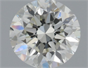 Natural Diamond 0.50 Carats, Round with Very Good Cut, H Color, VS2 Clarity and Certified by IGI