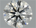 Natural Diamond 0.50 Carats, Round with Excellent Cut, H Color, VS2 Clarity and Certified by IGI