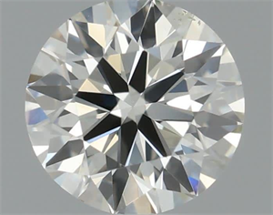 Picture of Natural Diamond 0.50 Carats, Round with Excellent Cut, H Color, VS2 Clarity and Certified by IGI