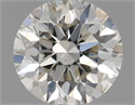 Natural Diamond 0.50 Carats, Round with Excellent Cut, H Color, SI2 Clarity and Certified by IGI