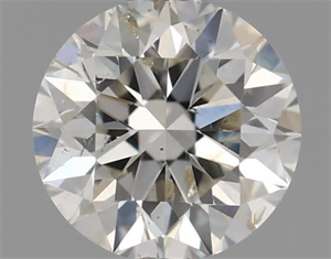 Picture of Natural Diamond 0.50 Carats, Round with Excellent Cut, H Color, SI2 Clarity and Certified by IGI