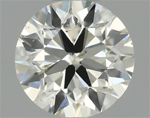 Picture of Natural Diamond 0.50 Carats, Round with Excellent Cut, J Color, SI1 Clarity and Certified by IGI