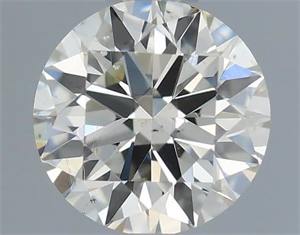 Picture of Natural Diamond 0.50 Carats, Round with Excellent Cut, J Color, VS2 Clarity and Certified by IGI