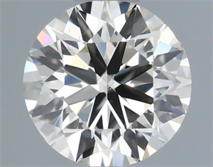 Picture of Natural Diamond 0.50 Carats, Round with Very Good Cut, J Color, VS2 Clarity and Certified by IGI