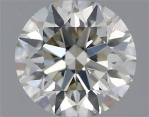 Picture of Natural Diamond 0.50 Carats, Round with Excellent Cut, J Color, VS2 Clarity and Certified by IGI