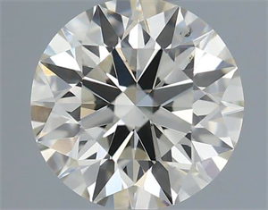 Picture of Natural Diamond 0.50 Carats, Round with Excellent Cut, J Color, VS2 Clarity and Certified by IGI