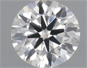 Natural Diamond 0.51 Carats, Round with Excellent Cut, I Color, VS1 Clarity and Certified by IGI