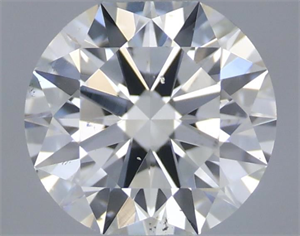 Picture of Natural Diamond 0.40 Carats, Round with Excellent Cut, F Color, VS2 Clarity and Certified by IGI