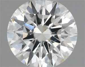 Picture of Natural Diamond 0.40 Carats, Round with Excellent Cut, I Color, SI1 Clarity and Certified by IGI