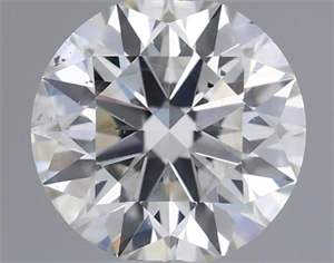 Picture of Natural Diamond 0.50 Carats, Round with Excellent Cut, H Color, SI1 Clarity and Certified by IGI