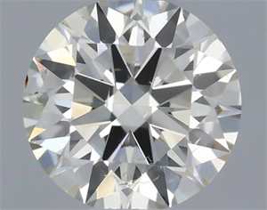 Picture of Natural Diamond 0.50 Carats, Round with Excellent Cut, K Color, SI1 Clarity and Certified by IGI