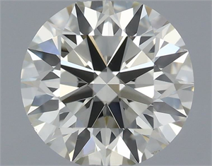 Picture of Natural Diamond 0.55 Carats, Round with Excellent Cut, K Color, VS2 Clarity and Certified by IGI