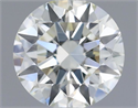 Natural Diamond 0.45 Carats, Round with Excellent Cut, K Color, SI1 Clarity and Certified by IGI