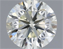 Natural Diamond 0.45 Carats, Round with Very Good Cut, K Color, VS1 Clarity and Certified by IGI