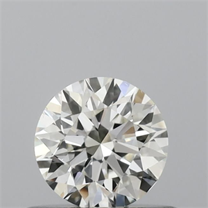 Picture of Natural Diamond 0.40 Carats, Round with Excellent Cut, J Color, VS2 Clarity and Certified by GIA