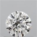 Natural Diamond 0.50 Carats, Round with Excellent Cut, I Color, SI1 Clarity and Certified by GIA