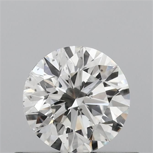 Picture of Natural Diamond 0.50 Carats, Round with Excellent Cut, I Color, SI1 Clarity and Certified by GIA