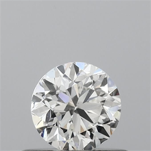 Picture of Natural Diamond 0.40 Carats, Round with Good Cut, H Color, SI1 Clarity and Certified by GIA