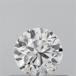 Picture of Natural Diamond 0.40 Carats, Round with Very Good Cut, F Color, I1 Clarity and Certified by GIA