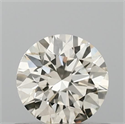 Natural Diamond 0.50 Carats, Round with Excellent Cut, K Color, SI1 Clarity and Certified by IGI