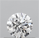 Natural Diamond 0.42 Carats, Round with Excellent Cut, D Color, VS2 Clarity and Certified by GIA