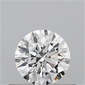 Natural Diamond 0.41 Carats, Round with Excellent Cut, E Color, VS2 Clarity and Certified by GIA