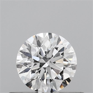 Picture of Natural Diamond 0.41 Carats, Round with Excellent Cut, E Color, VS2 Clarity and Certified by GIA