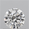 Natural Diamond 0.50 Carats, Round with Very Good Cut, G Color, SI2 Clarity and Certified by GIA