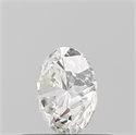 Natural Diamond 0.50 Carats, Round with Excellent Cut, J Color, SI2 Clarity and Certified by GIA