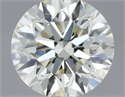 Natural Diamond 0.51 Carats, Round with Very Good Cut, I Color, VS2 Clarity and Certified by IGI