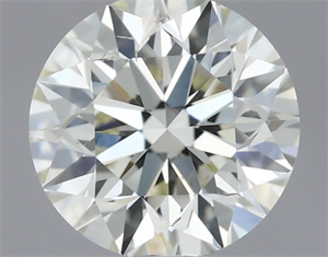 Picture of Natural Diamond 0.51 Carats, Round with Very Good Cut, I Color, VS2 Clarity and Certified by IGI