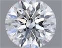 Natural Diamond 0.40 Carats, Round with Very Good Cut, D Color, VVS2 Clarity and Certified by GIA