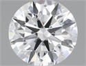 Natural Diamond 0.40 Carats, Round with Excellent Cut, F Color, SI2 Clarity and Certified by GIA