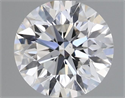 Natural Diamond 0.40 Carats, Round with Very Good Cut, H Color, VS2 Clarity and Certified by GIA