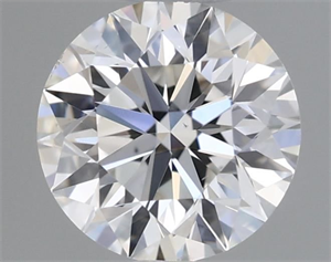 Picture of Natural Diamond 0.40 Carats, Round with Very Good Cut, H Color, VS2 Clarity and Certified by GIA