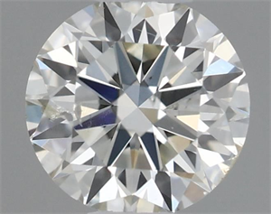 Picture of Natural Diamond 0.40 Carats, Round with Excellent Cut, I Color, SI1 Clarity and Certified by IGI