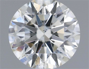 Picture of Natural Diamond 0.50 Carats, Round with Excellent Cut, I Color, SI1 Clarity and Certified by IGI