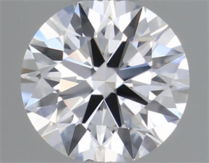 Picture of Natural Diamond 0.40 Carats, Round with Excellent Cut, F Color, VVS1 Clarity and Certified by GIA