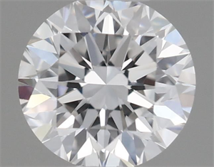 Picture of Natural Diamond 0.40 Carats, Round with Very Good Cut, E Color, VVS1 Clarity and Certified by GIA