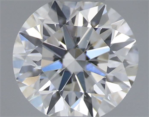 Picture of Natural Diamond 0.40 Carats, Round with Excellent Cut, H Color, VS1 Clarity and Certified by GIA